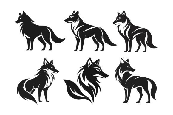 Sleek Minimalist Wolf Logo Design